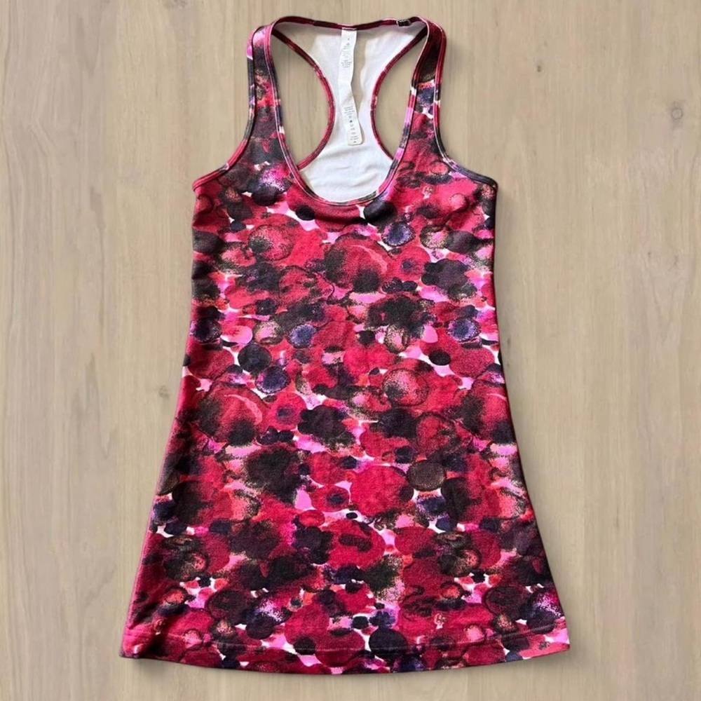 lululemon intenisity pink blossom racerback active racerback tank Size 4